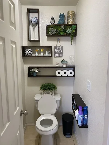 etagere deco toilette