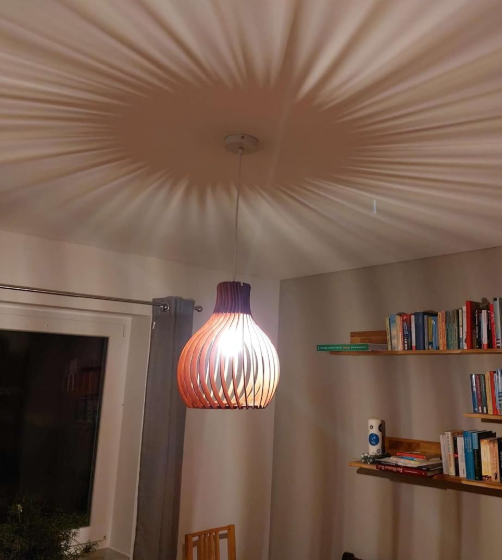 ✨ Suspension en Bois Marron TEAR  BMB Deco – Élégance Sculpturale & Chaleur Naturelle ✨