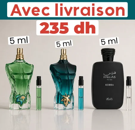 PACK Paradise garden + le beau le parfum + Hawas kobra