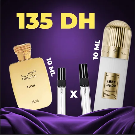 PACK french tobacco X Hawas Elixir