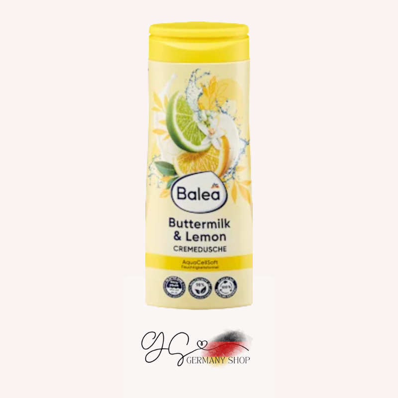 جل الاستحمام الكريمي من Balea Buttermilk & Lemon