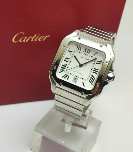 CARTIER SANTOS  POUR  HOMME                           ⭐️⭐️⭐️⭐️⭐️