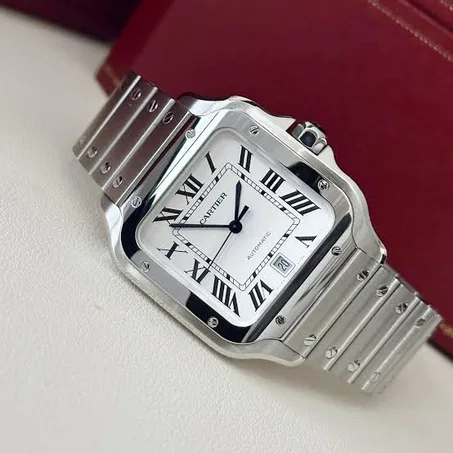 ساعة  CARTIER SANTOS               ⭐️⭐️⭐️⭐️⭐️