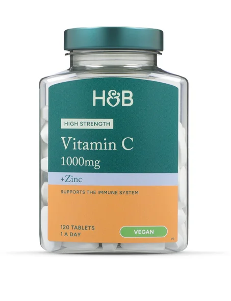 Vitamin C 1000 mg + Zinc – Holland & Barrett – 120 comprimés