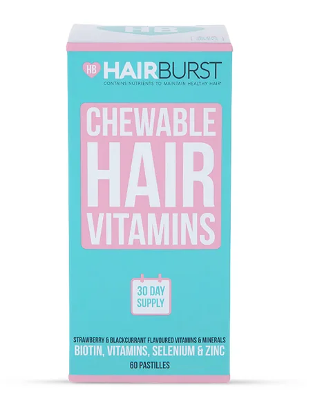 Chewable Hairburst Hair Vitamins – 60Gummies