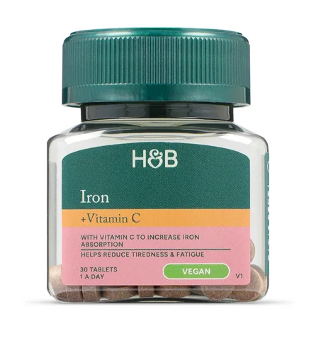 Fer + Vitamine C – Holland & Barrett – 30 comprimés