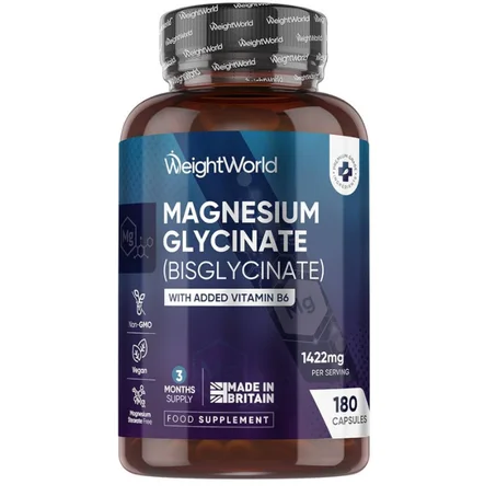 Magnésium Bisglycinate WeightWorld – 180 Capsules