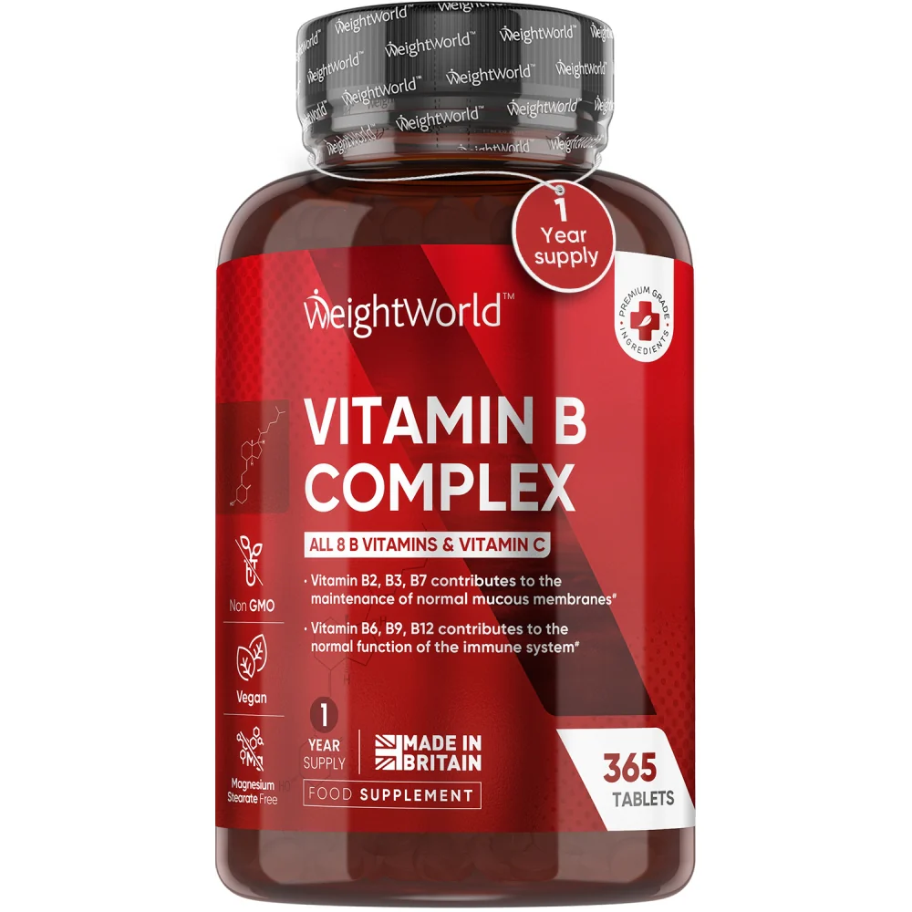 ⚡ Vitamine B Complex WeightWorld -1year supply