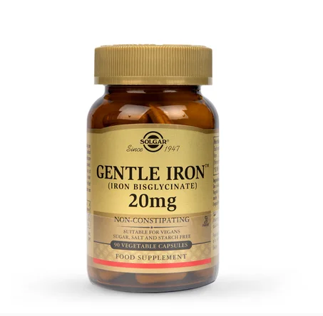 Solgar gentle iron Fer doux 20mg
