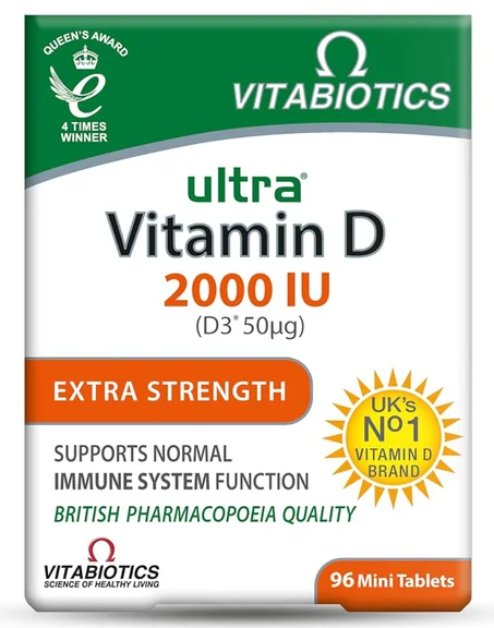 Vitamine D 2000UI Vitabiotics - 96cp