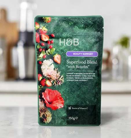 Superfood Blend “With Benefits” – Beauty Support – Holland & Barrett