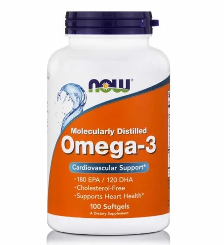 OMEGA 3 FISH OIL 100 Caps – NOW FOOD USA