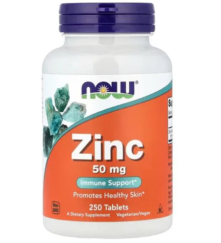 NOW Foods, Zinc, 50 mg, 250 comprimés