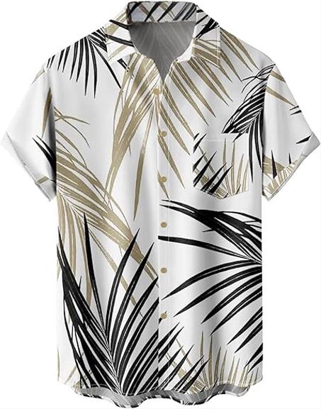 وريتيك قمصان هاواي للرجال فضفاضة باكمام قصيرة قمصان شاطئ كاجوال للمنتجعات