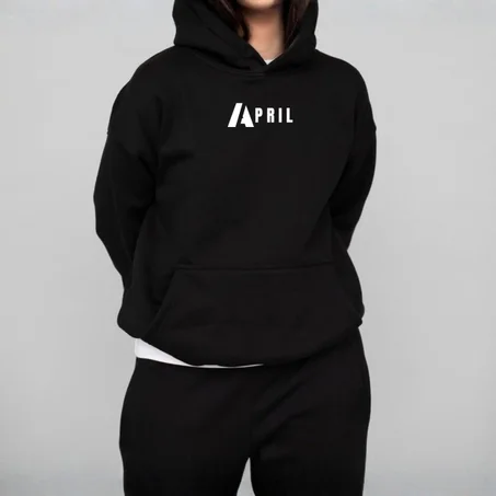 APRIL BLACK HOODIES
