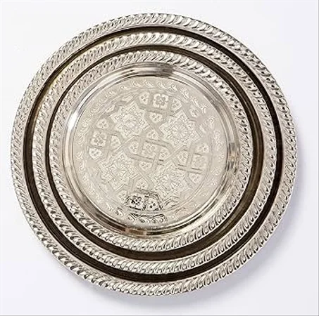 صنية شاي مغربية صنع يدوي