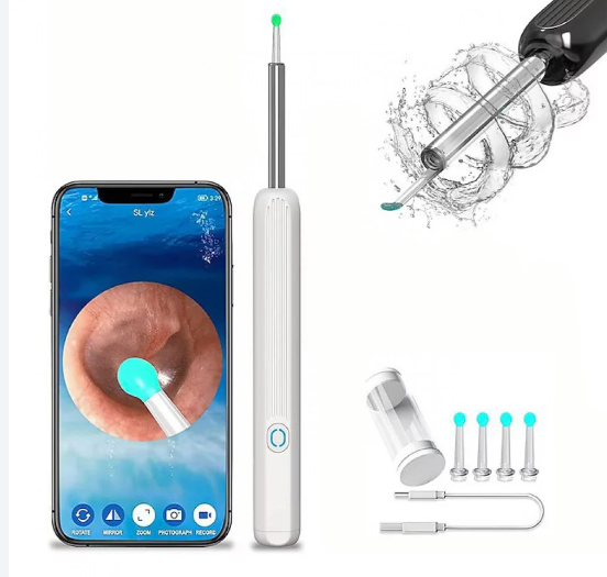 2 جهاز تنظيف الأذن بكاميرا- Ear cleaning device with camera
