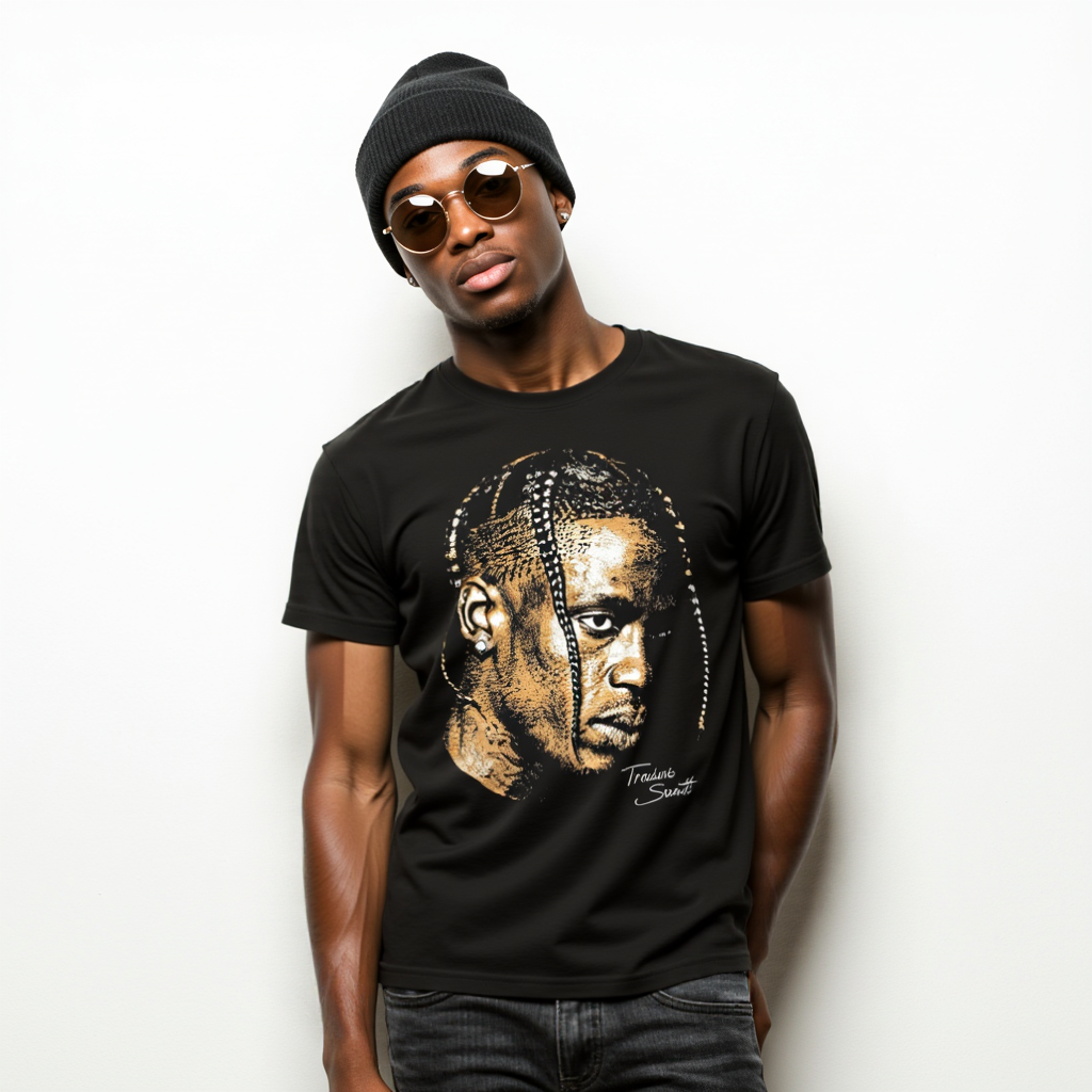 TRAVIS SCOTT FACE TSHIRT