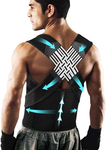 Ceinture correctrice de posture pour le dos et les épaules unisexe