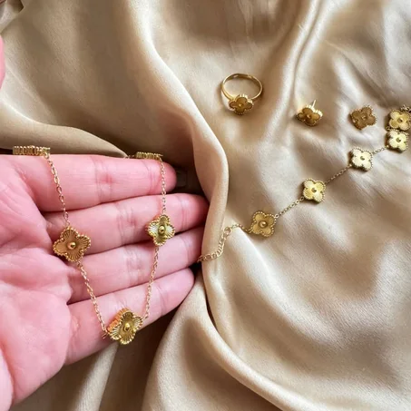 Ensemble Treffle  gold