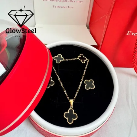 Ensemble Van Cleef Noir avec boite cadeau