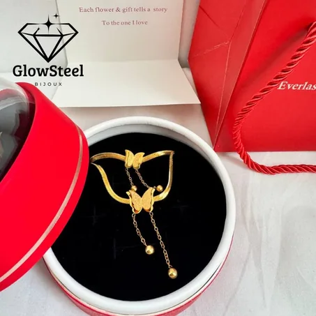 Ensemble Papillon avec boite cadeau