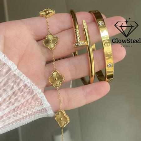 Pack Acier 3 pièces Doré