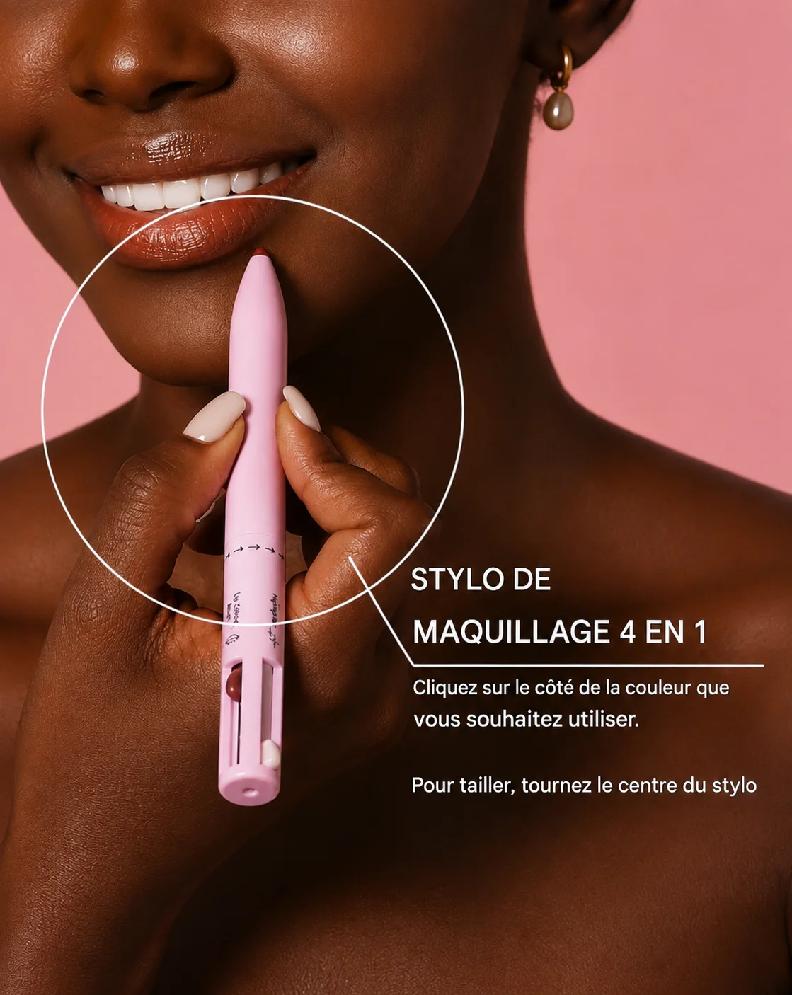Stylo de Maquillage Multifonction 4 en 1