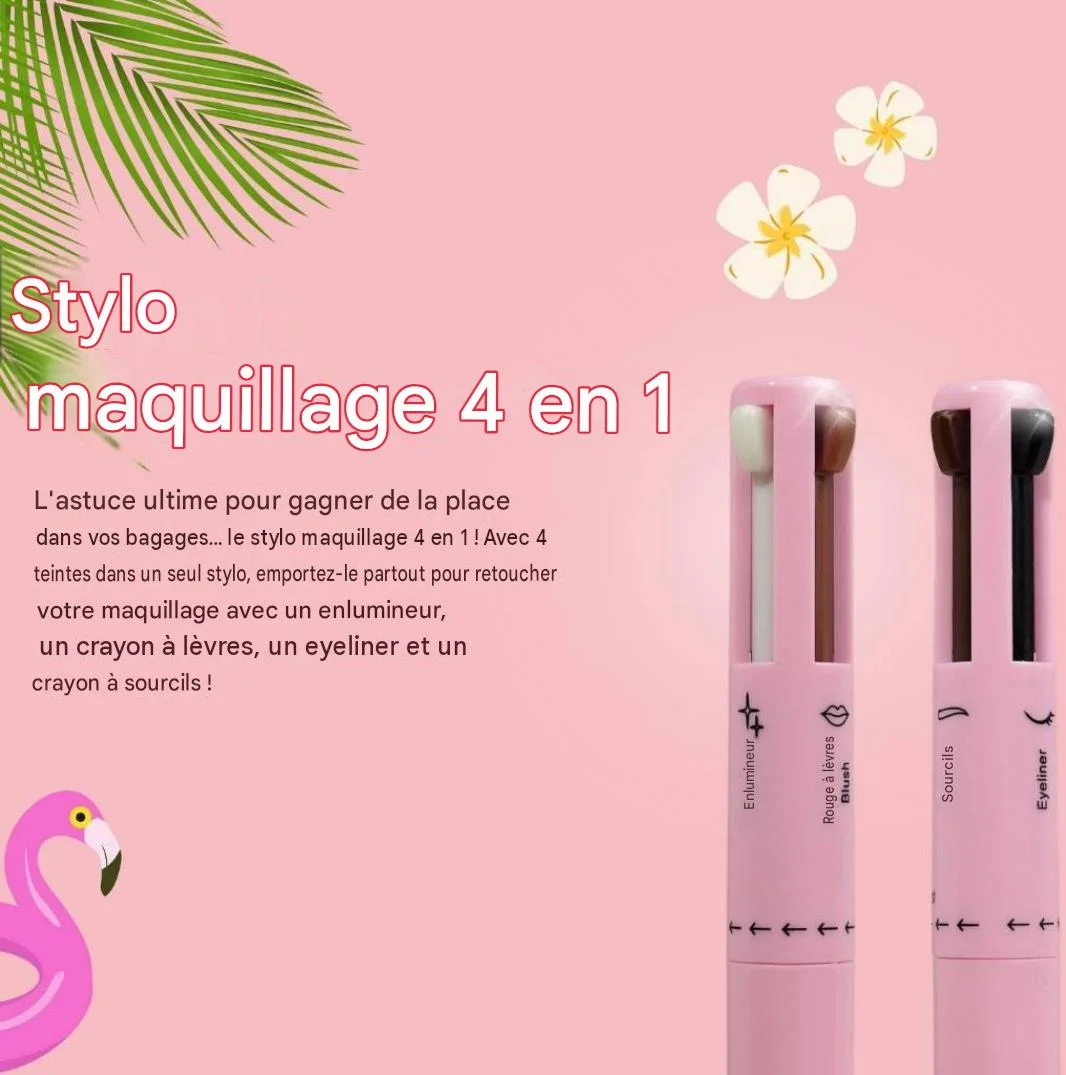 Stylo de Maquillage Multifonction 4 en 1