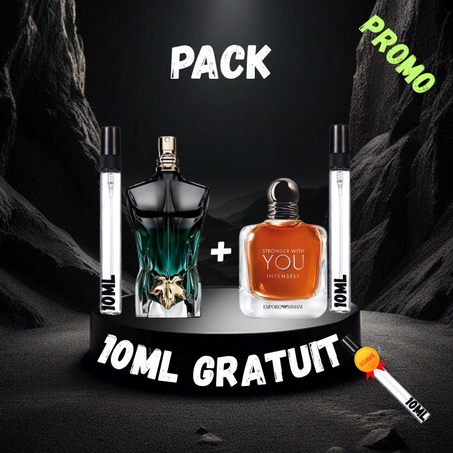 PACK : INTENSELY + LE BEAU + 10ML GRATUIT