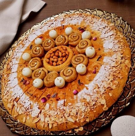 بسطيلة الدجاج باللوز