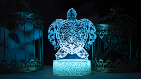 Sea Turtle Led 3D