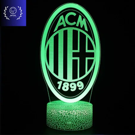 AC Milan Logo Led 3D