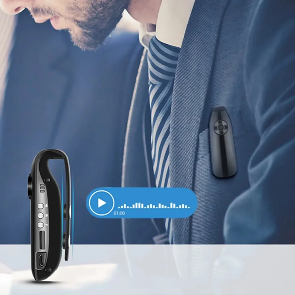 Petite Caméra avec Audio Vidéo Enregistrement en Boucle