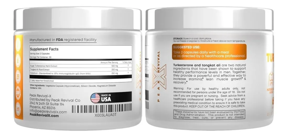 Turkesterone :Supplément pour adultes et Performance Athlétique pour Adultes Croissance Musculaire
