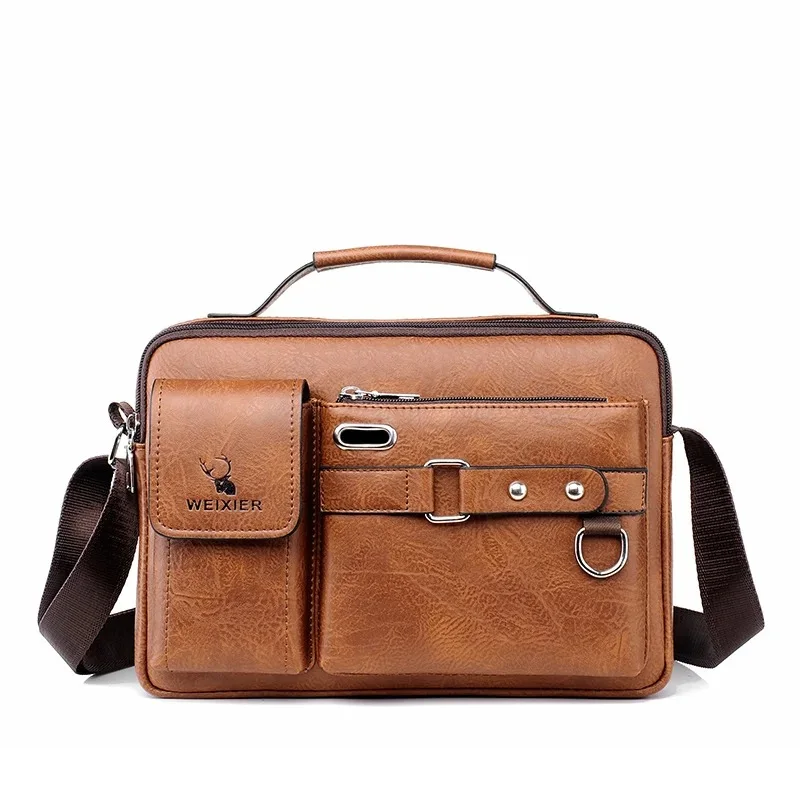 Sac à bandoulière en cuir pour hommes