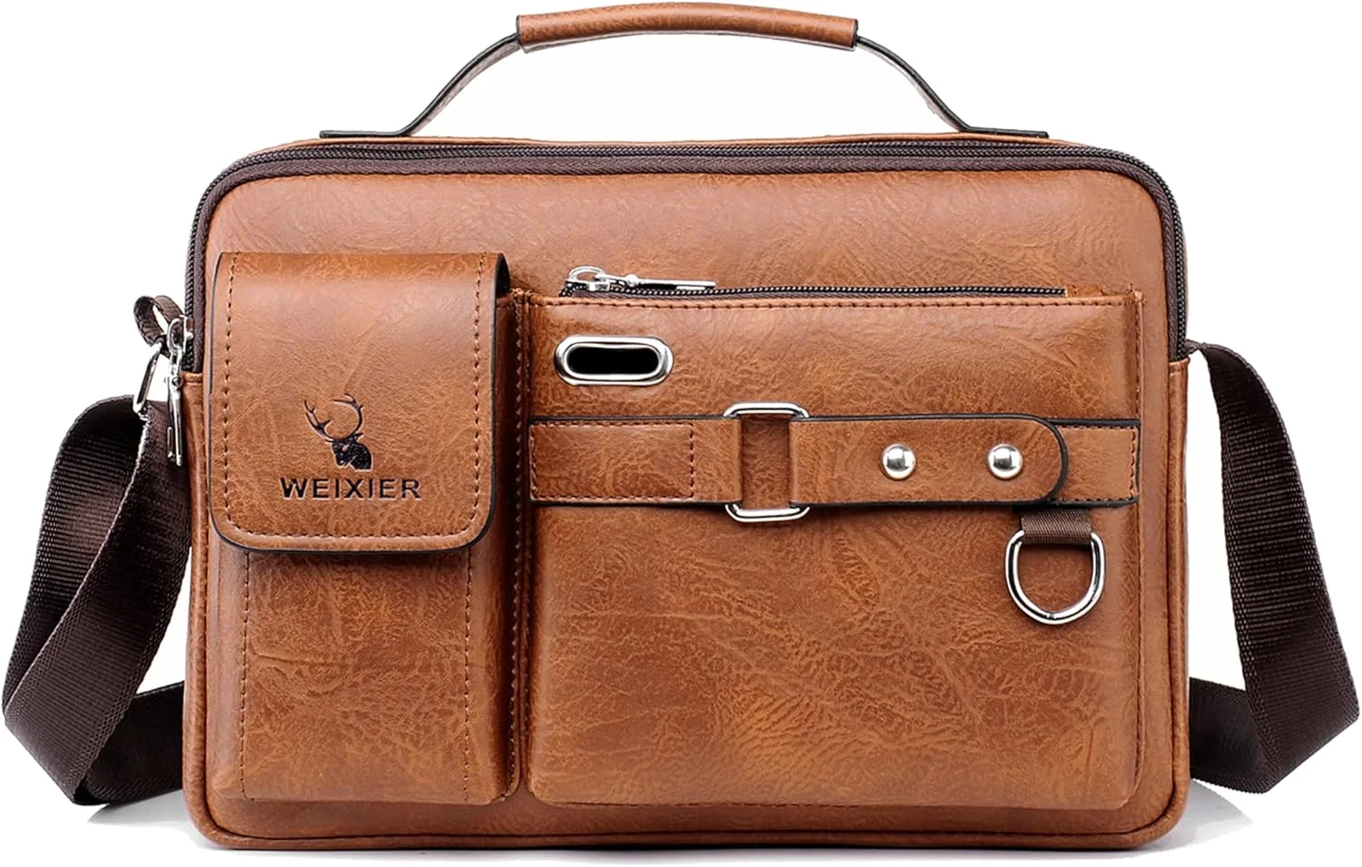 Sac à bandoulière en cuir pour hommes