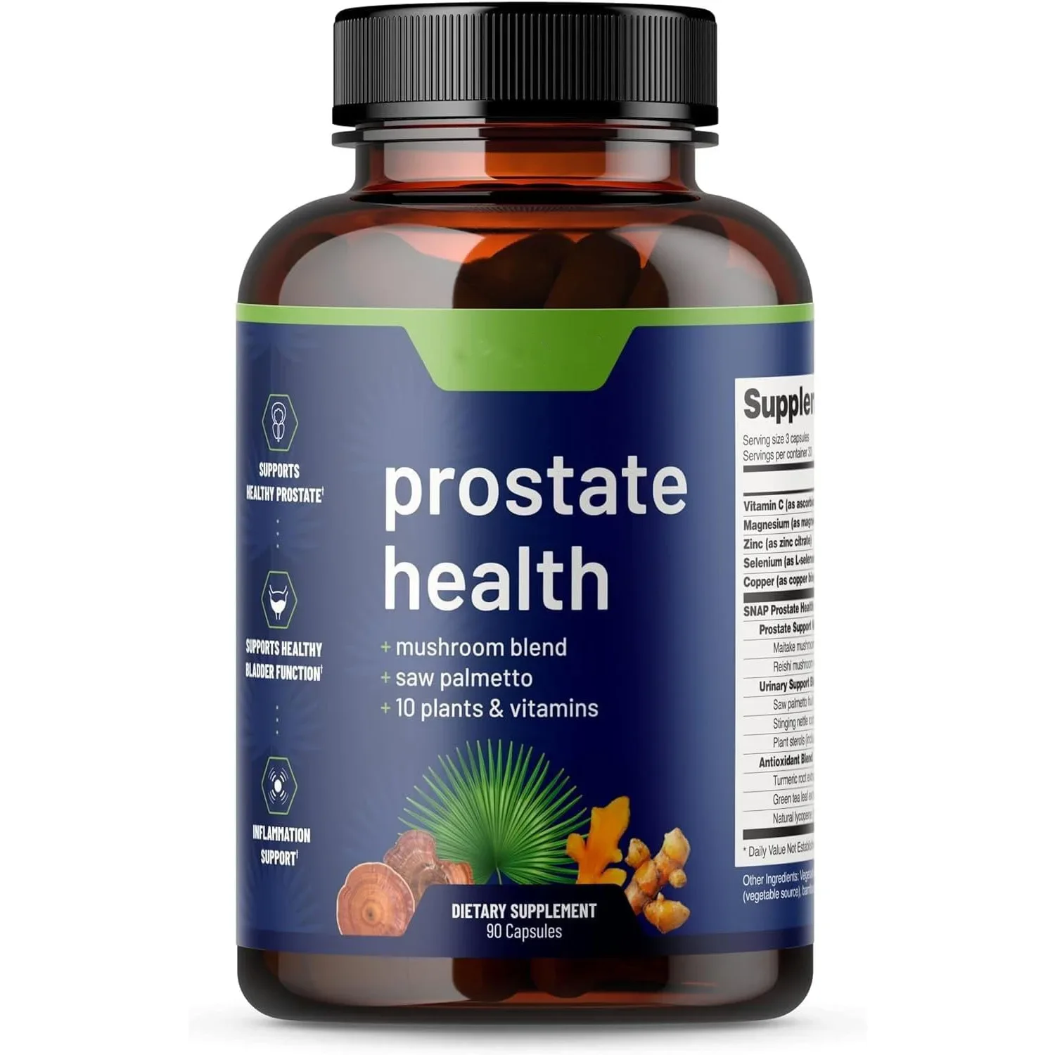Capsules de santé de la prostate pour hommes