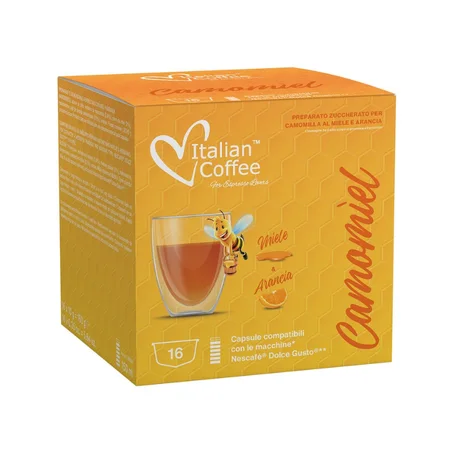 كبسولات بابونج بالعسل والبرتقال