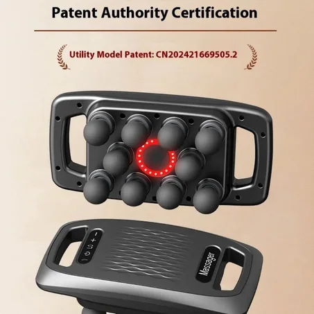 جهاز تدليك عضلات احترافي 10 رؤوس مع تسخين – 9 مستويات شدة