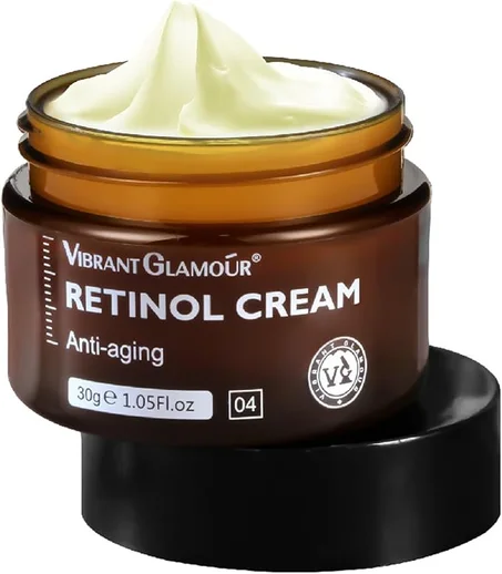 كريم الريتينول لشد البشرة وازالة التجاعيد وتفتيح لون البشرة –   Alnadarah Retinol Repair & Anti-Aging Face cream 30g