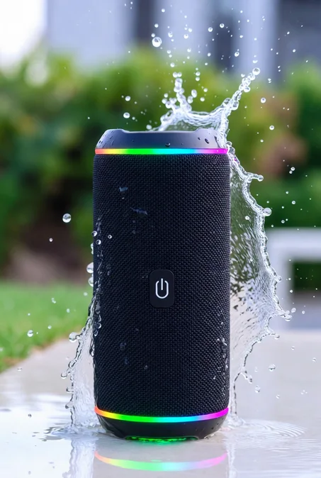 مكبر الصوت البلوتوث المحمول المقاوم للماء IPX7