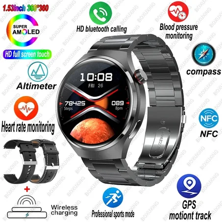 ساعة Watch 4 Pro الذكية
