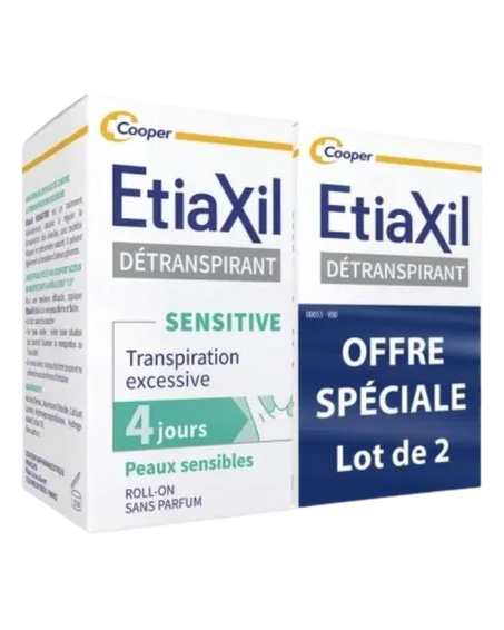 Antiperspirant Armpits Sensitive Skin Roll-On 2 x 15ml