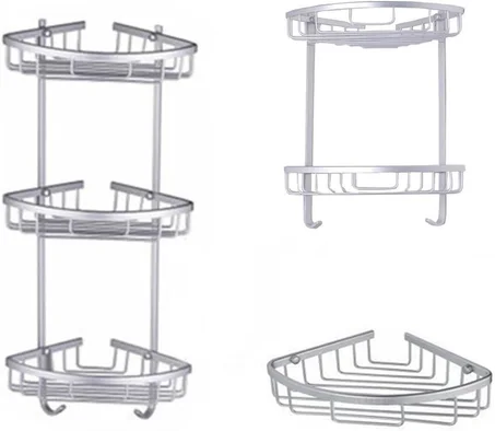 علبة دش من الفولاذ المقاوم للصدأ 304 من وايرلاين 3 مستويات