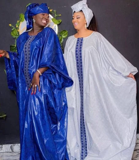 Boubou en Bazin