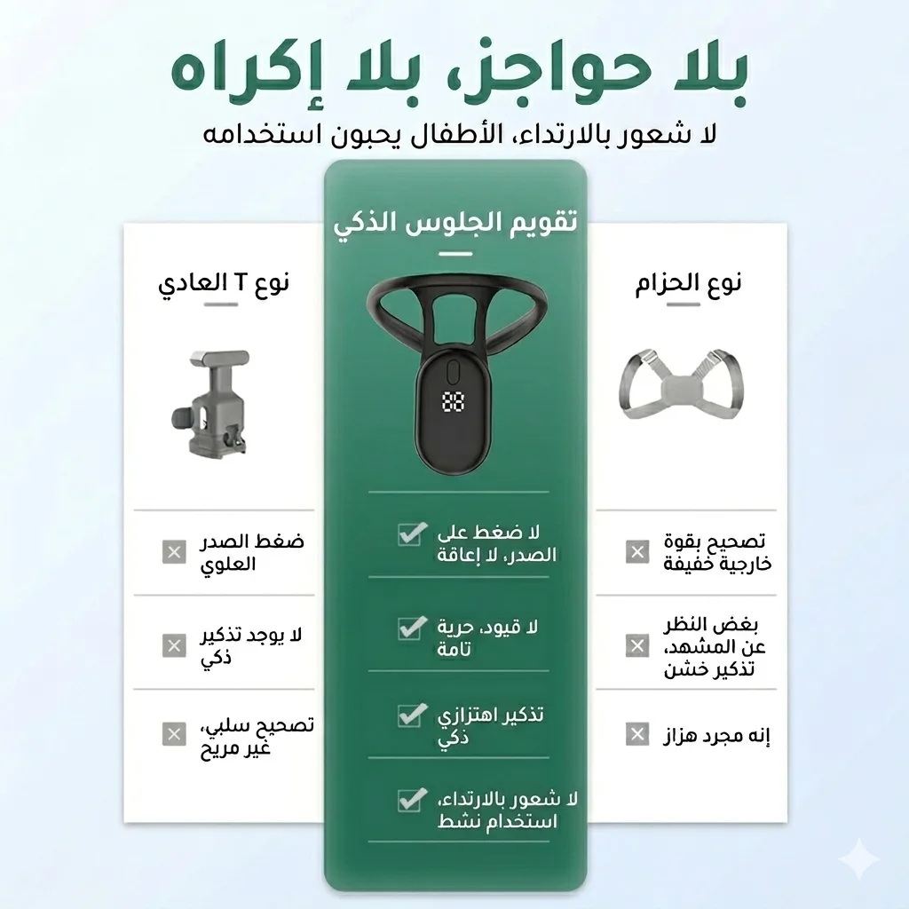 مصحّح وضعية الرقبة و الظهر الذكي
