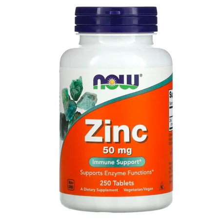 NOW Foods, Zinc, 50 mg, 250 comprimés