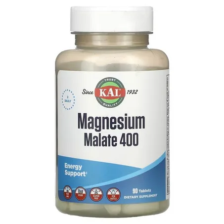 Magnesium Malate Maroc 400 mg KAL 90 tablets - Malate de magnésium