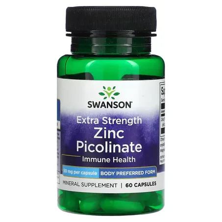 Swanson Picolinate de zinc 50 mg Maroc extrapuissant 60 capsules